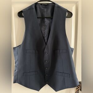 Reaction Kenneth Cole Blue Suit Vest Men’s Large